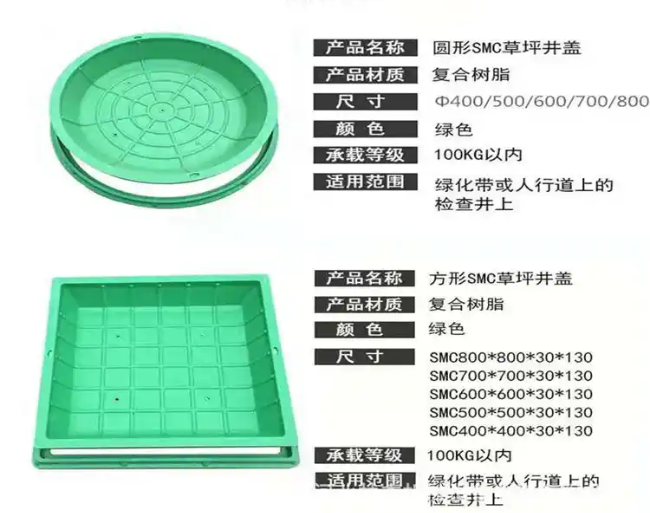 昂仁树脂复合种植井盖展示